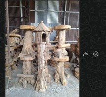 Rumah Burung Hias Stand