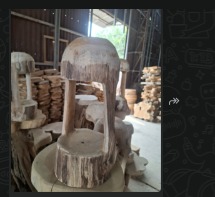 Tempat Lampu Akar Jati